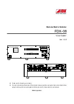 Preview for 1 page of IDK FDX-08 User Manual