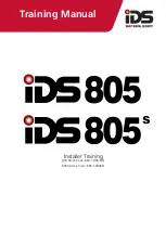 IDS 805 Training Manual preview