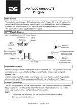 Предварительный просмотр 1 страницы IDS hyyp AppConnectLTE Plugon Quick Start Manual