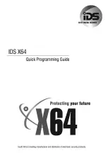 IDS X64 Quick Programming Manual preview