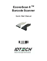 IDTECH EconoScan II Quick Start Manual preview