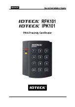 IDTECK Star RFK101 Quick Installation Manual preview