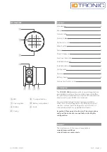 Preview for 2 page of iDTRONIC ID Lock 5000 Manual