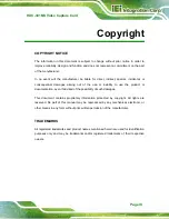 Preview for 3 page of IEI Technology HDC-301MS-R10 User Manual