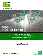 IEI Technology HDC-401 User Manual preview