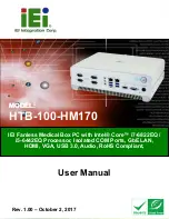 IEI Technology HTB-100-HM170 User Manual preview