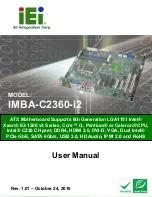 IEI Technology IMBA-C2360-i2 User Manual preview