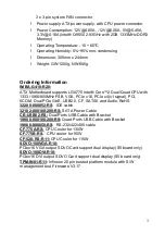 Preview for 3 page of IEI Technology IMBA-G410 Quick Installation Manual