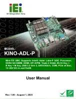 IEI Technology KINO-ADL-P User Manual предпросмотр