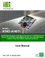 IEI Technology KINO-AH611 User Manual preview