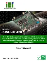 IEI Technology KINO-DH420 User Manual preview