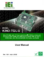 IEI Technology KINO-TGL-U User Manual preview