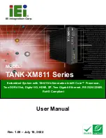 IEI Technology TANK-XM811 User Manual preview