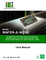 IEI Technology WAFER-JL-N5105 User Manual preview
