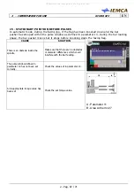 Предварительный просмотр 81 страницы IEMCA KID 80-IV Touch Instruction Manual