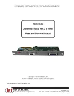 IET Labs 1689-9640 User And Service Manual preview