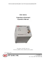 IET Labs SCA Series Operation Manual предпросмотр