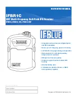 IFBlue IFBR1C Instruction Manual предпросмотр