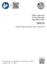 Предварительный просмотр 1 страницы IFM Electronic CR3133 Manual