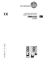 IFM Electronic efector 200 OJ50 Series Operating	 Instruction предпросмотр