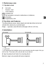 Предварительный просмотр 3 страницы IFM Electronic efector 200 OJ50 Series Operating	 Instruction