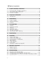 Preview for 2 page of Igema NA7-50 Installation And Operating Instructions Manual