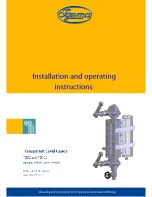 Igema TG32 Installation And Operating Instructions Manual preview