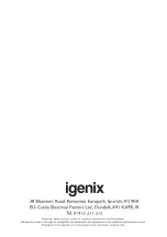 Preview for 12 page of iGenix IGFD6143W User Manual