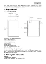 Preview for 4 page of Iget TAB G9 Quick Setting Manual