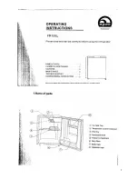 Igloo FR100 Operating Instructions Manual preview