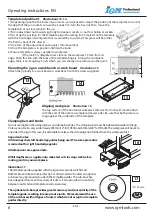 Предварительный просмотр 6 страницы IGM Professional FD300 Operating Instructions Manual