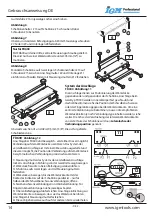 Предварительный просмотр 14 страницы IGM Professional FD300 Operating Instructions Manual