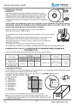 Предварительный просмотр 16 страницы IGM Professional FD300 Operating Instructions Manual