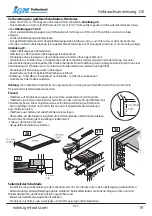 Предварительный просмотр 19 страницы IGM Professional FD300 Operating Instructions Manual