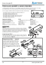 Предварительный просмотр 22 страницы IGM Professional FD300 Operating Instructions Manual