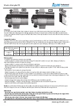 Предварительный просмотр 26 страницы IGM Professional FD300 Operating Instructions Manual