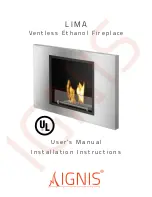 Preview for 1 page of Ignis LIMA User'S Manual & Installation Instructions