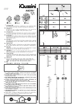 iGuzzini AGORA SLIM Instruction Sheet предпросмотр