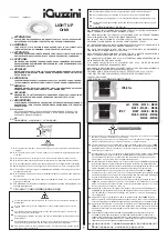 Предварительный просмотр 1 страницы iGuzzini LIGHT UP ORBIT Instruction Sheet