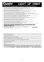 Предварительный просмотр 10 страницы iGuzzini LIGHT UP ORBIT Instruction Sheet