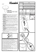 iGuzzini TWILIGHT MIDDLE OF THE NIGHT E024 Instruction Sheet preview