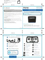 Preview for 2 page of iHome iAVS16 Quick Start Manual