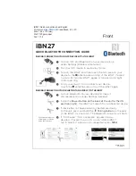 Предварительный просмотр 1 страницы iHome iBN27 Quick Connection Manual