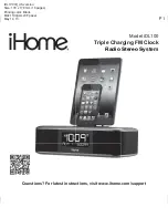 iHome iDL100 Quick Start Manual preview