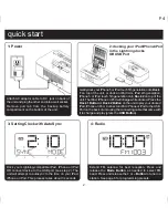 Предварительный просмотр 4 страницы iHome iDL100 Quick Start Manual