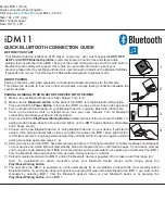 iHome iDM11 Connection Manual preview