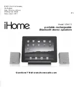 iHome iDM15 Instruction Manual preview