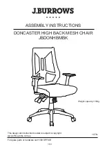 J.Burrows DONCASTER JBDONHBMBK Assembly Instructions Manual preview