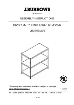 J.Burrows JB3TRBLSR Assembly Instructions Manual preview