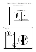 Предварительный просмотр 11 страницы J.Burrows STILFORD JBSC129WBK Assembly Instructions Manual